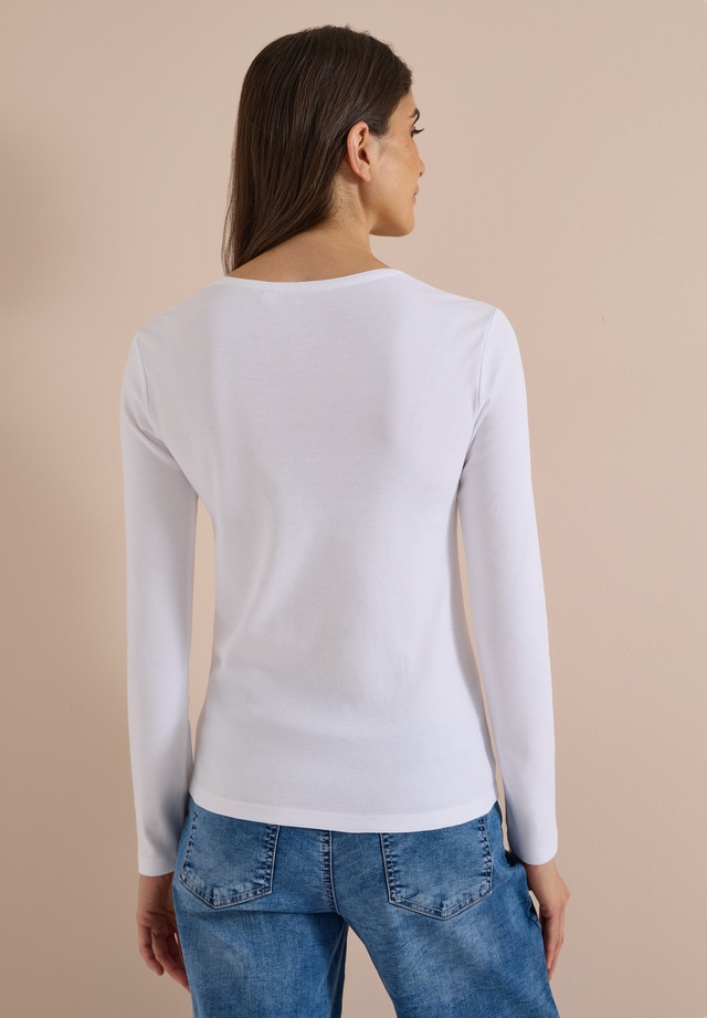 Cecil Langarmshirt aus reiner Baumwolle