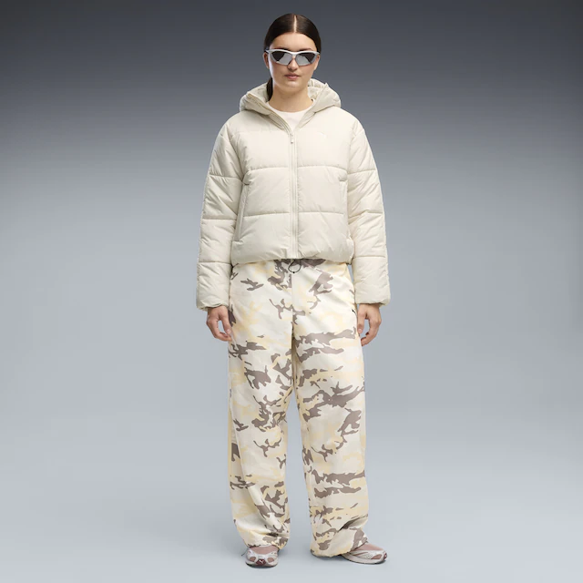 PUMA Winterjacke »Essentials Relaxed Wattierte Kapuzenjacke Damen«