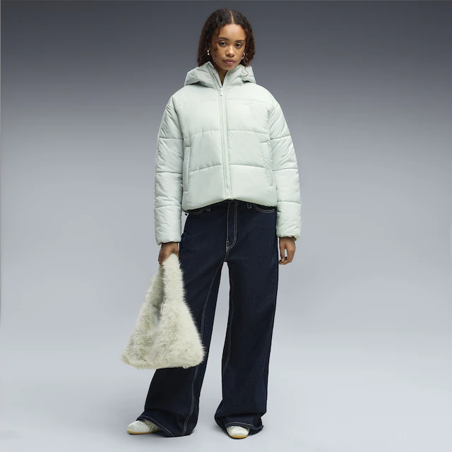 PUMA Winterjacke »Essentials Relaxed Wattierte Kapuzenjacke Damen«
