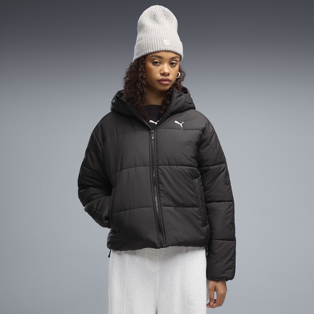 PUMA Winterjacke »Essentials Relaxed Wattierte Kapuzenjacke Damen«