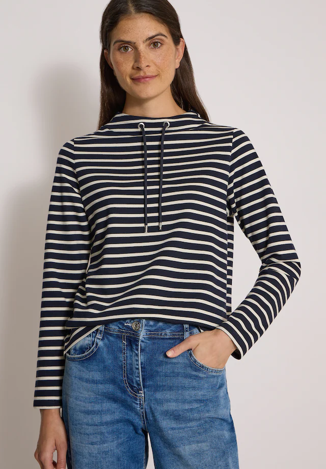 Cecil Langarmshirt im Streifendesign