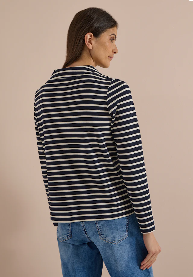 Cecil Langarmshirt im Streifendesign