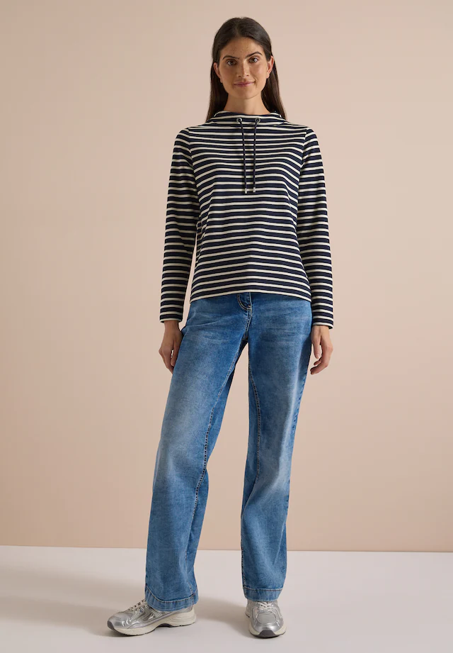 Cecil Langarmshirt im Streifendesign