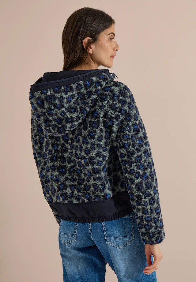 Cecil Fellimitatjacke mit Kapuze mit Teddy-Futter und Teddy-Kapuze