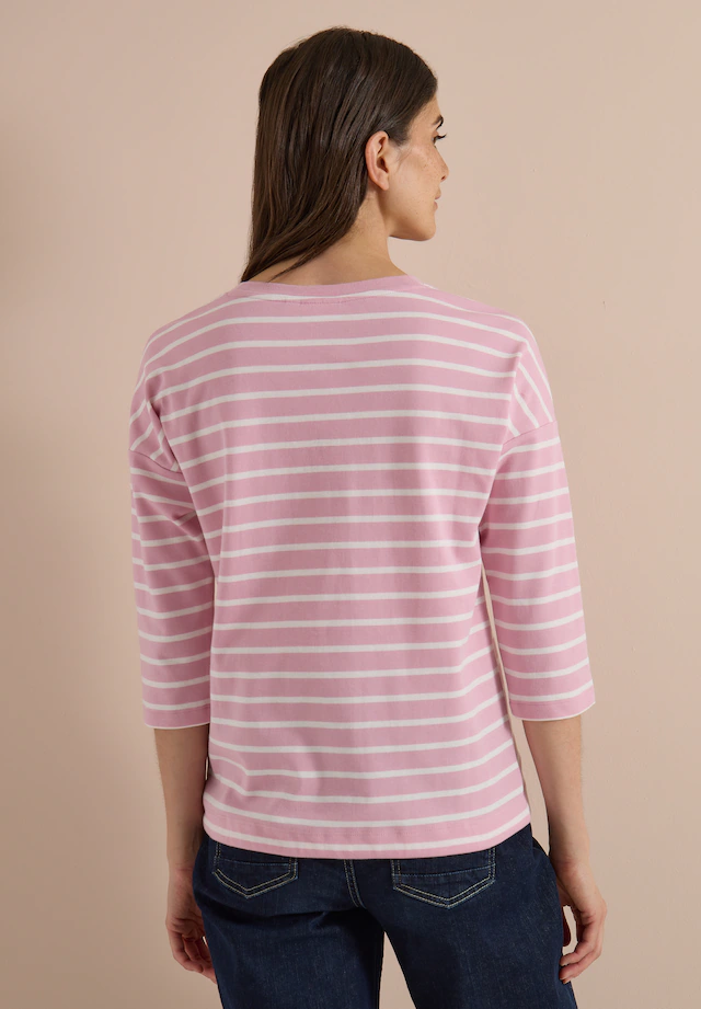 Cecil Rundhalsshirt mit Streifenmuster