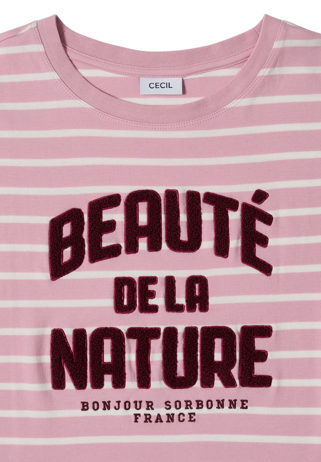 Cecil Rundhalsshirt mit Streifenmuster