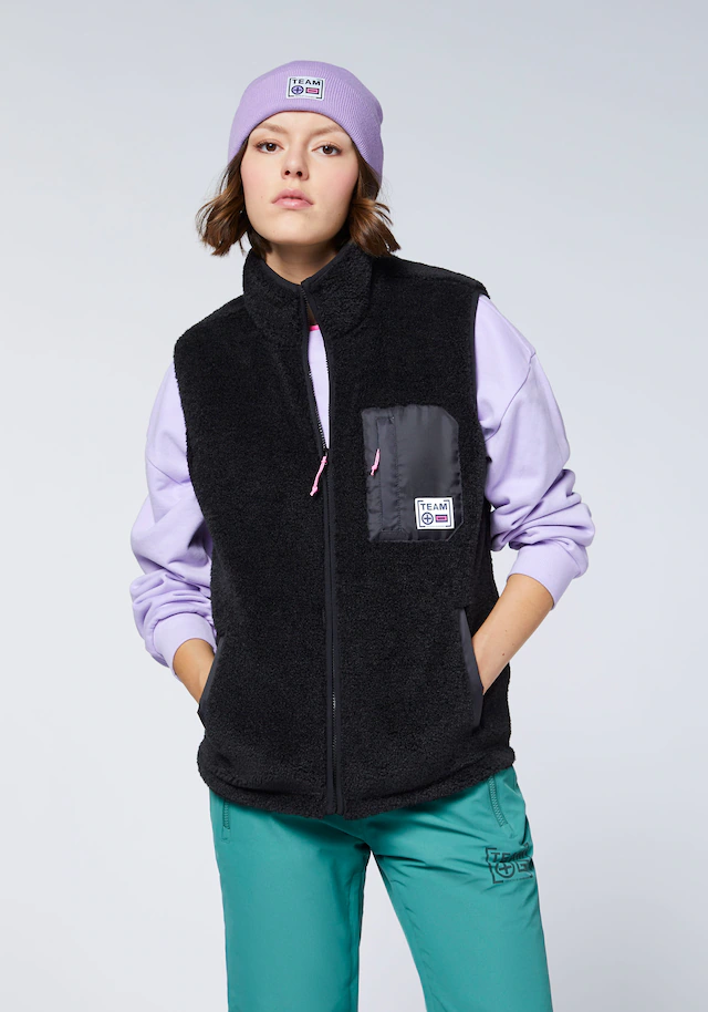 Chiemsee Fleeceweste - aus extra kuscheligem Sherpa Fleece