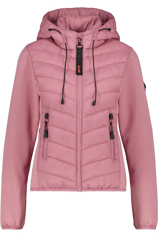 Alife & Kickin Sommerjacke »Damen ZeliaAK A Übergangsjacke, Jacke« Gesteppte Front, verstellbare Kapuze, zwei Reißverschlusstaschen