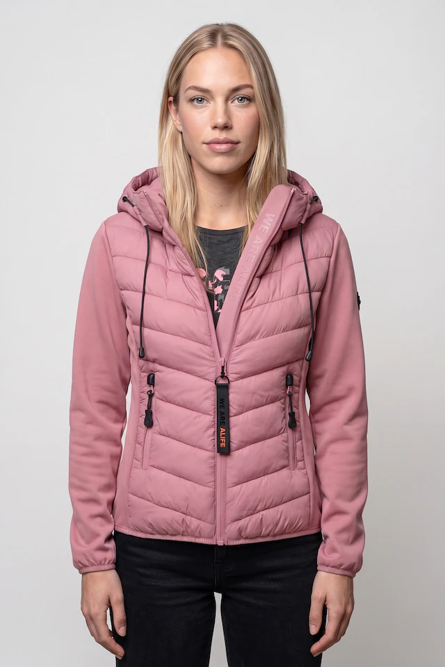 Alife & Kickin Sommerjacke »Damen ZeliaAK A Übergangsjacke, Jacke« Gesteppte Front, verstellbare Kapuze, zwei Reißverschlusstaschen