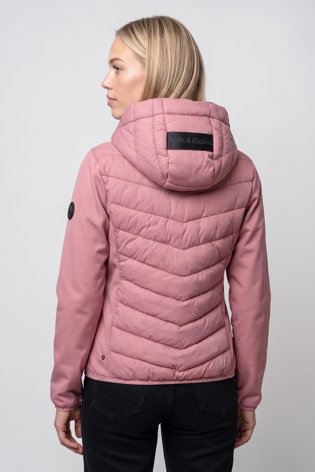 Alife & Kickin Sommerjacke »Damen ZeliaAK A Übergangsjacke, Jacke« Gesteppte Front, verstellbare Kapuze, zwei Reißverschlusstaschen