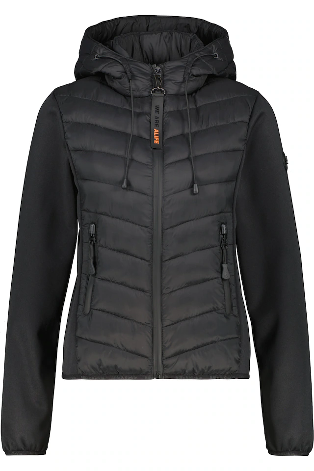 Alife & Kickin Sommerjacke »Damen ZeliaAK A Übergangsjacke, Jacke« Gesteppte Front, verstellbare Kapuze, zwei Reißverschlusstaschen