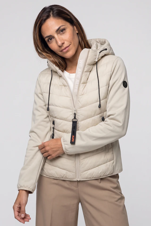 Alife & Kickin Sommerjacke »Damen ZeliaAK A Übergangsjacke, Jacke« Gesteppte Front, verstellbare Kapuze, zwei Reißverschlusstaschen