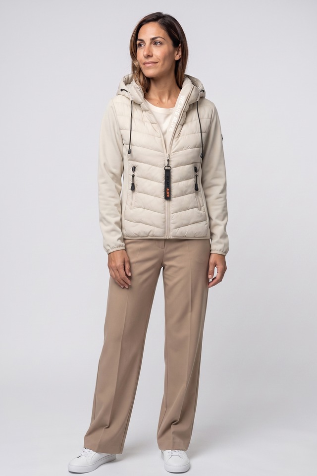 Alife & Kickin Sommerjacke »Damen ZeliaAK A Übergangsjacke, Jacke« Gesteppte Front, verstellbare Kapuze, zwei Reißverschlusstaschen