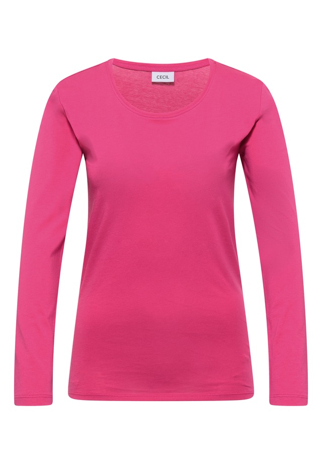 Cecil Langarmshirt aus reiner Baumwolle