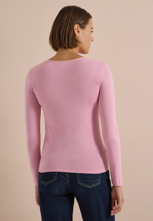 Cecil Langarmshirt aus reiner Baumwolle
