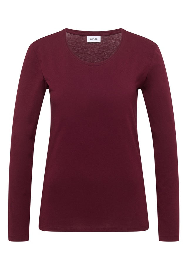Cecil Langarmshirt aus reiner Baumwolle