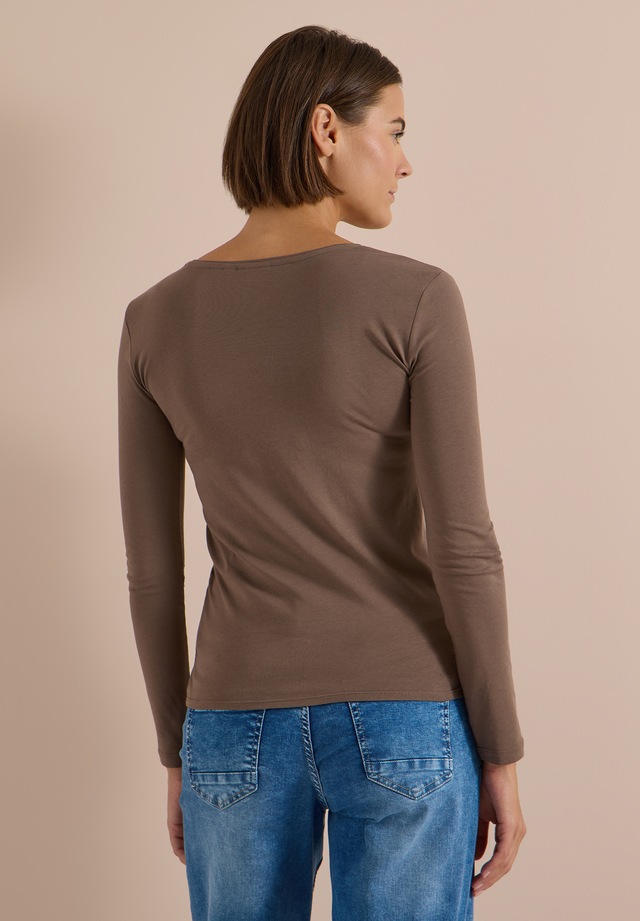 Cecil Langarmshirt aus reiner Baumwolle
