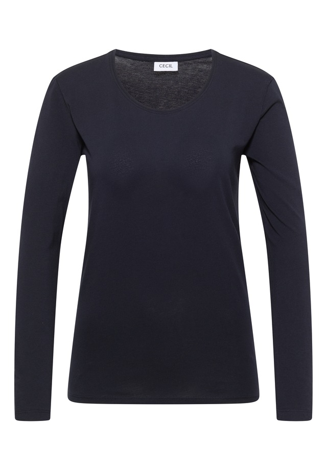 Cecil Langarmshirt aus reiner Baumwolle