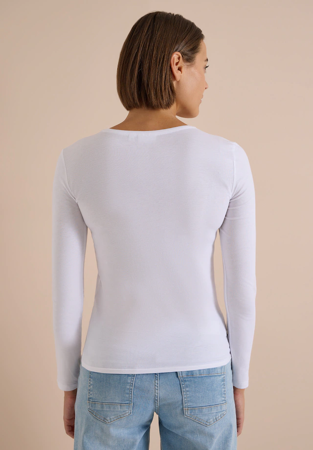 Cecil Langarmshirt aus reiner Baumwolle