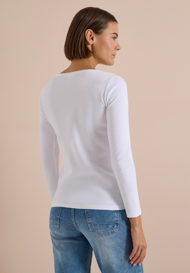 Cecil Langarmshirt aus reiner Baumwolle
