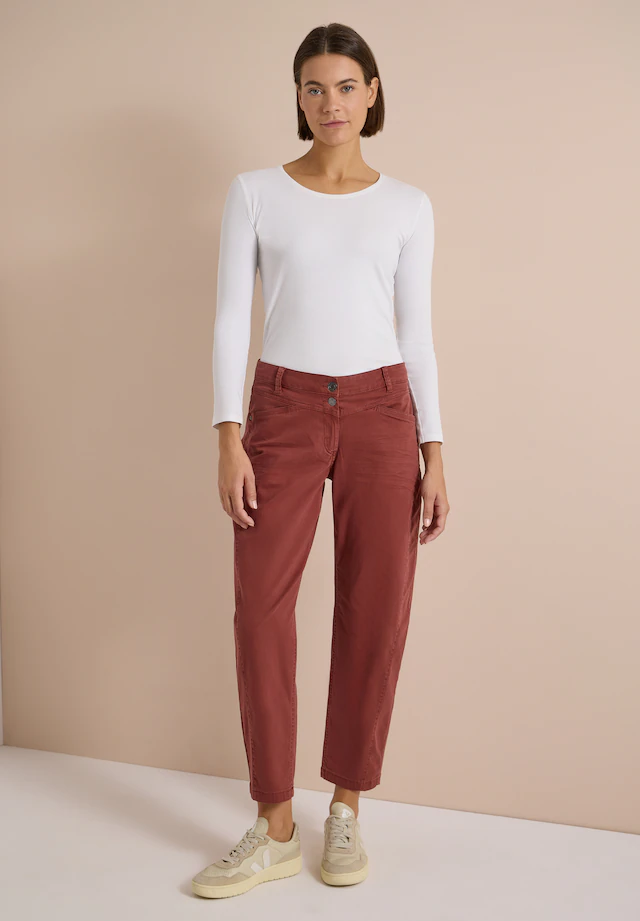Cecil Stoffhose Middle Waist