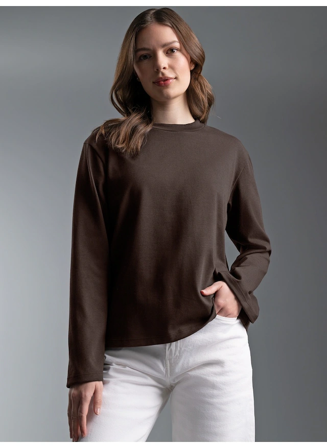 Trigema Longsleeve »TRIGEMA Langarmshirt mit ausgestellten Ärmeln« 1