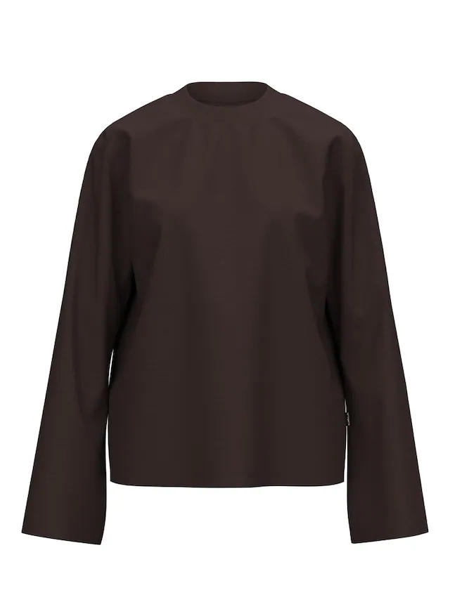 Trigema Longsleeve »TRIGEMA Langarmshirt mit ausgestellten Ärmeln« 1
