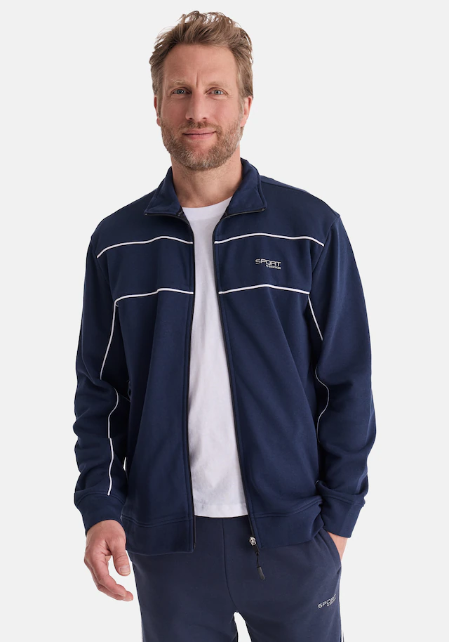 Stooker Men Sweatjacke »SIDNEY Sweatjacke Sportjacke« Sportjacke Stehkragen Regular Fit für Herren