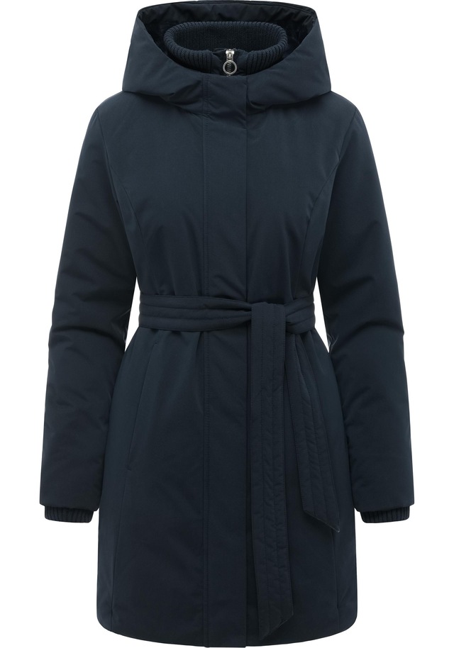 Ragwear Kurzmantel »Northe Y« Wintermantel mit Taillengürtel