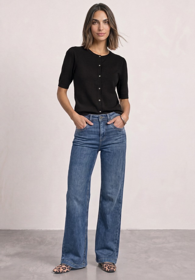 STREET ONE Cardigan mit Rundhalsausschnitt