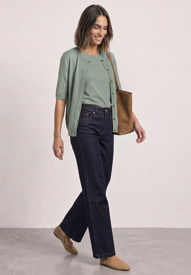 STREET ONE Cardigan mit Rundhalsausschnitt
