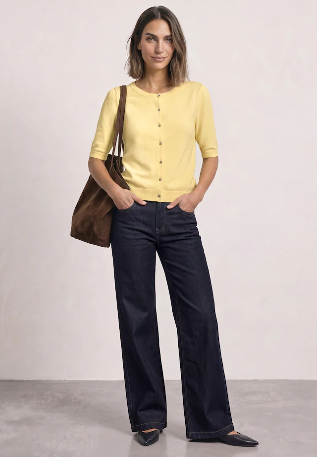 STREET ONE Cardigan mit Rundhalsausschnitt