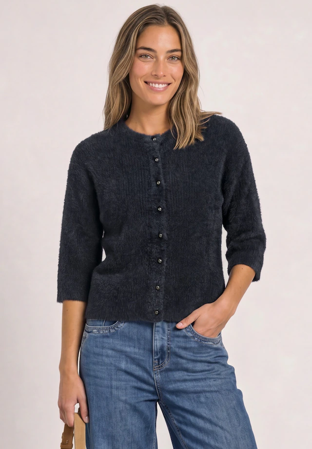STREET ONE Cardigan mit Rundhalsausschnitt