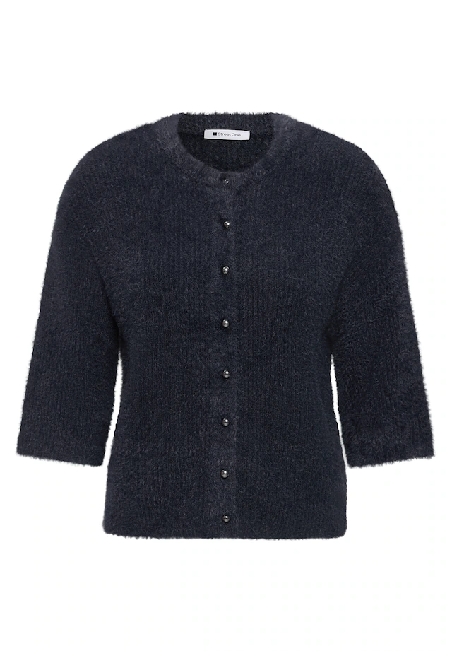 STREET ONE Cardigan mit Rundhalsausschnitt