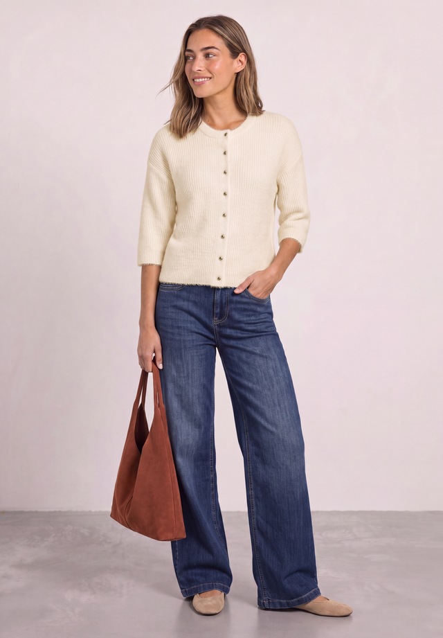 STREET ONE Cardigan mit Rundhalsausschnitt
