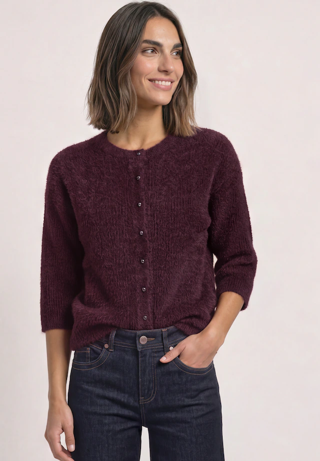 STREET ONE Cardigan mit Rundhalsausschnitt