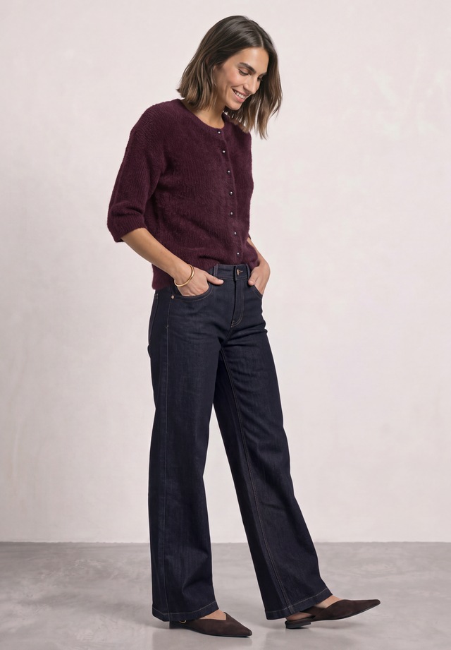 STREET ONE Cardigan mit Rundhalsausschnitt