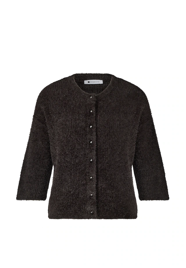 STREET ONE Cardigan mit Rundhalsausschnitt