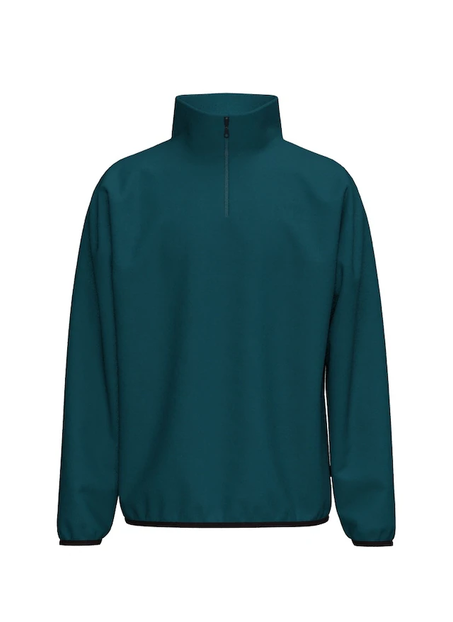 Trigema Strickfleece-Pullover »TRIGEMA Fleece Sweatshirt mit Stehkragen«