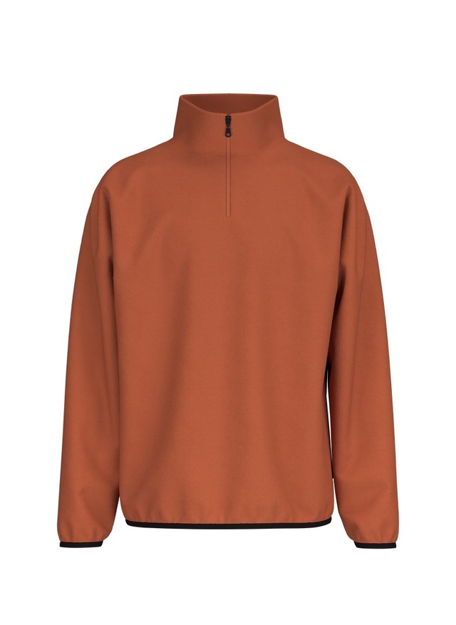 Trigema Strickfleece-Pullover »TRIGEMA Fleece Sweatshirt mit Stehkragen«