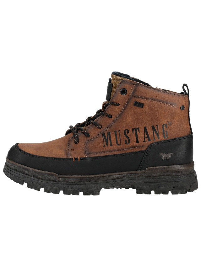 Mustang Shoes Schnürstiefelette »Mustang Shoes Stiefelette Lederimitat«