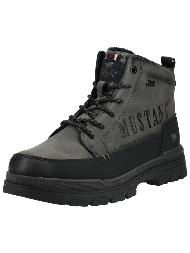 Mustang Shoes Schnürstiefelette »Mustang Shoes Stiefelette Lederimitat«
