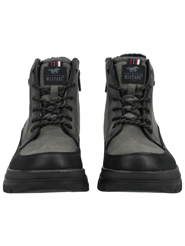Mustang Shoes Schnürstiefelette »Mustang Shoes Stiefelette Lederimitat«