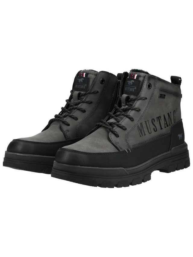 Mustang Shoes Schnürstiefelette »Mustang Shoes Stiefelette Lederimitat«