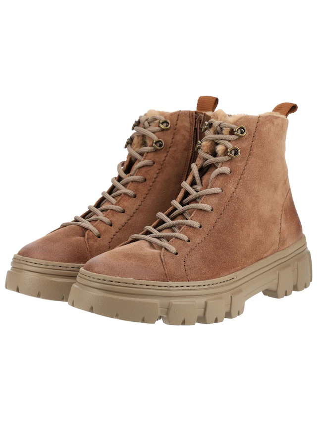 Paul Green Schnürstiefelette »Paul Green Stiefelette Veloursleder«