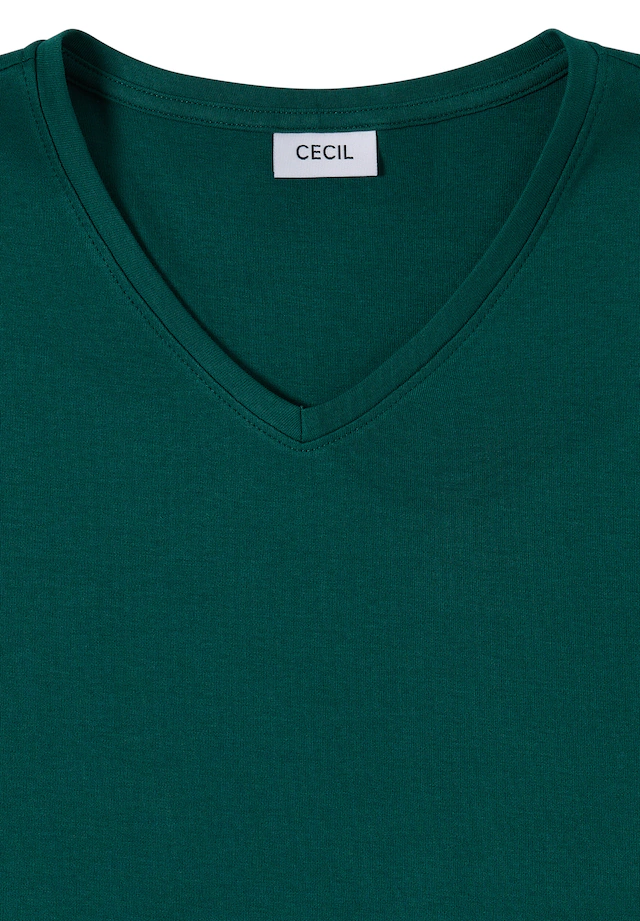 Cecil V-Shirt aus reiner Baumwolle