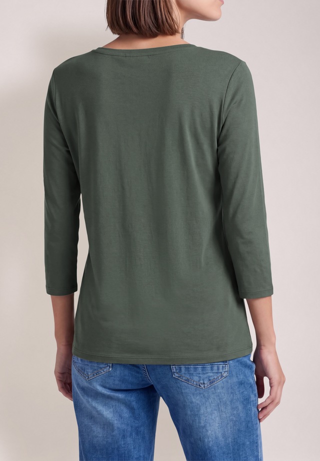 Cecil V-Shirt aus reiner Baumwolle