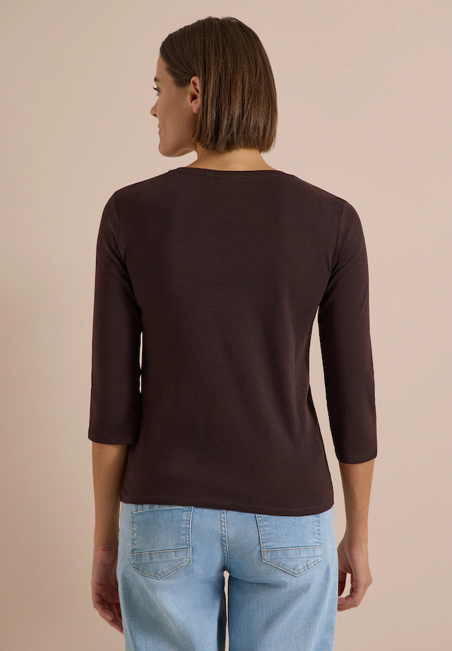 Cecil V-Shirt aus reiner Baumwolle