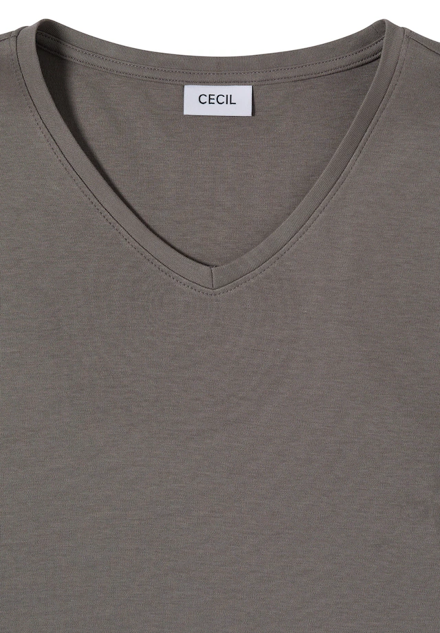 Cecil V-Shirt aus reiner Baumwolle