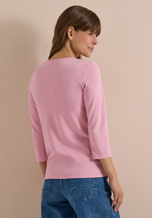 Cecil V-Shirt aus reiner Baumwolle